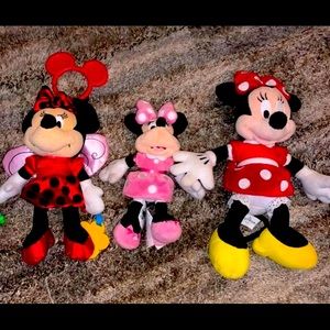 minnie mouse plush toy bundle